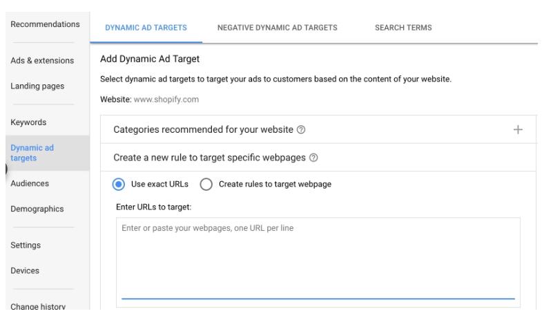 动态搜索广告DSA