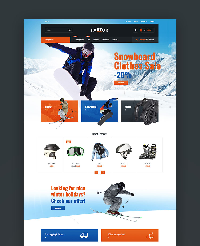 fastor - Shopify主题