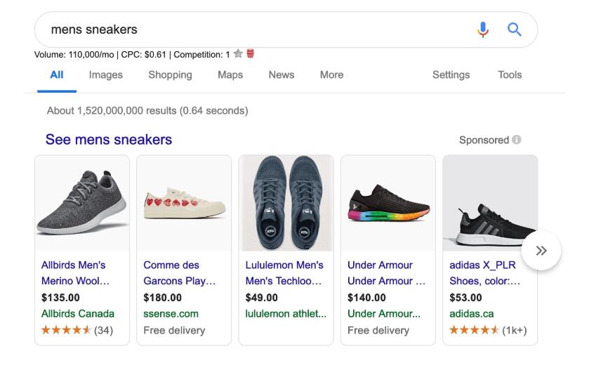 Google Shopping非品牌