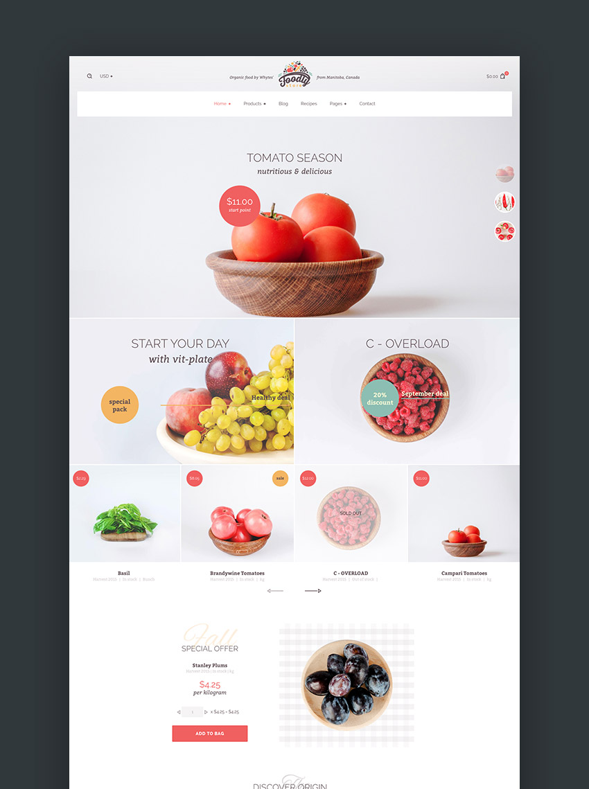 foodly - Shopify主题